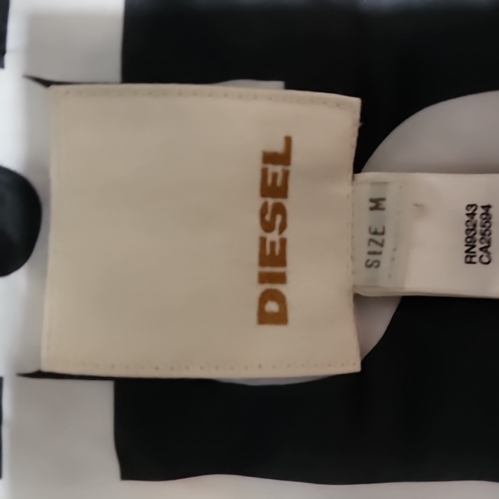 Diesel Teal Full Zip Puffer Vest - Picture 13 of 16